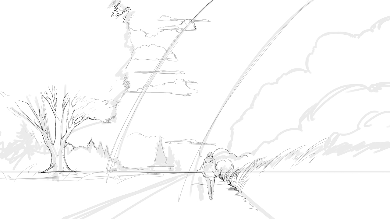 手绘的横版彩虹插画（图ZMzMyNDYxMjA4） - 宣传物料 - 站酷设计师灵赶原创素材 - 站酷ZCOOL