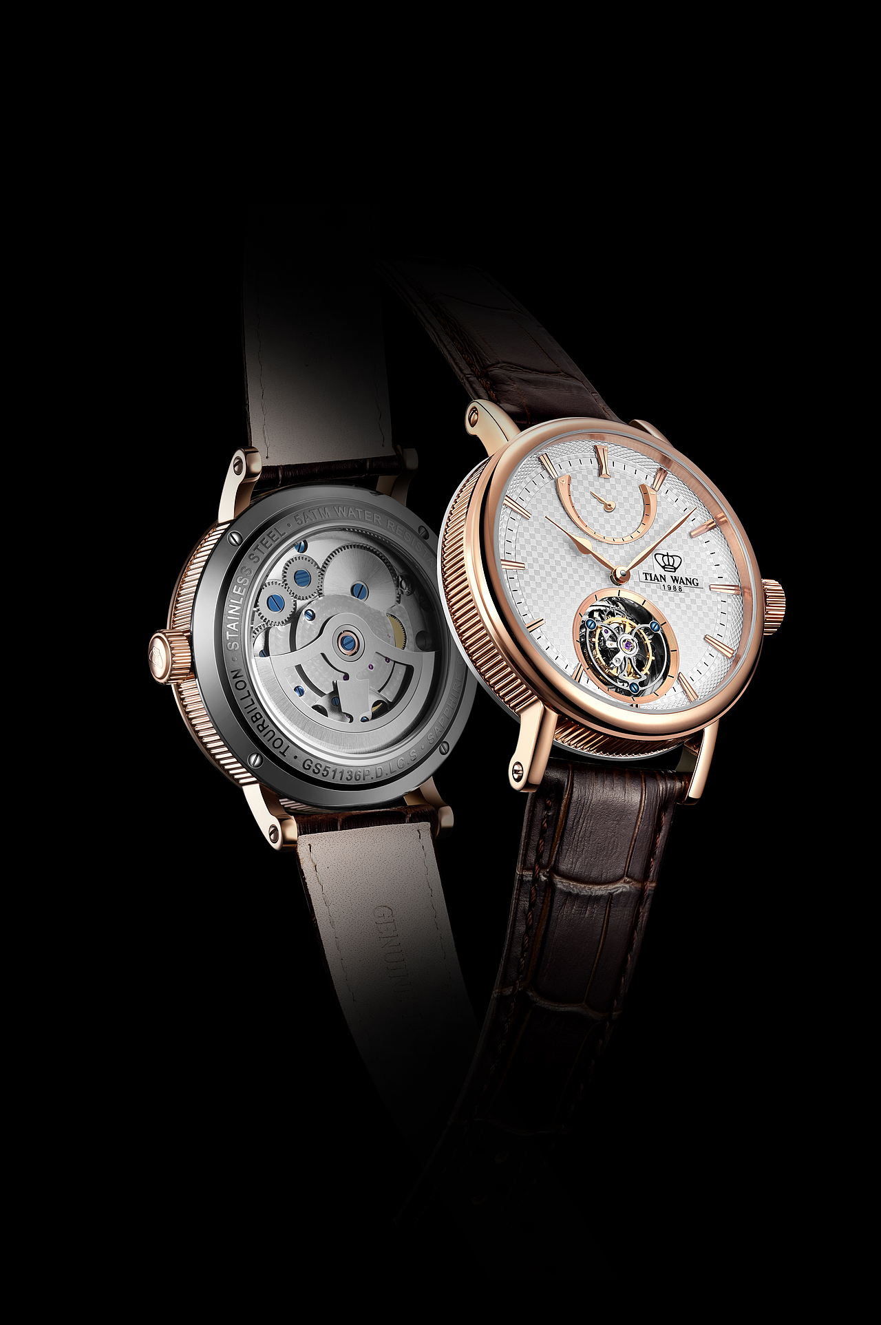 天王限定系列陀飞轮手表拍摄