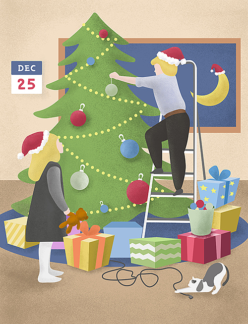 节日系列手绘（图ZMjEzNjk5NTI4） - 创作习作 - 站酷设计师zl棕榈原创素材 - 站酷ZCOOL