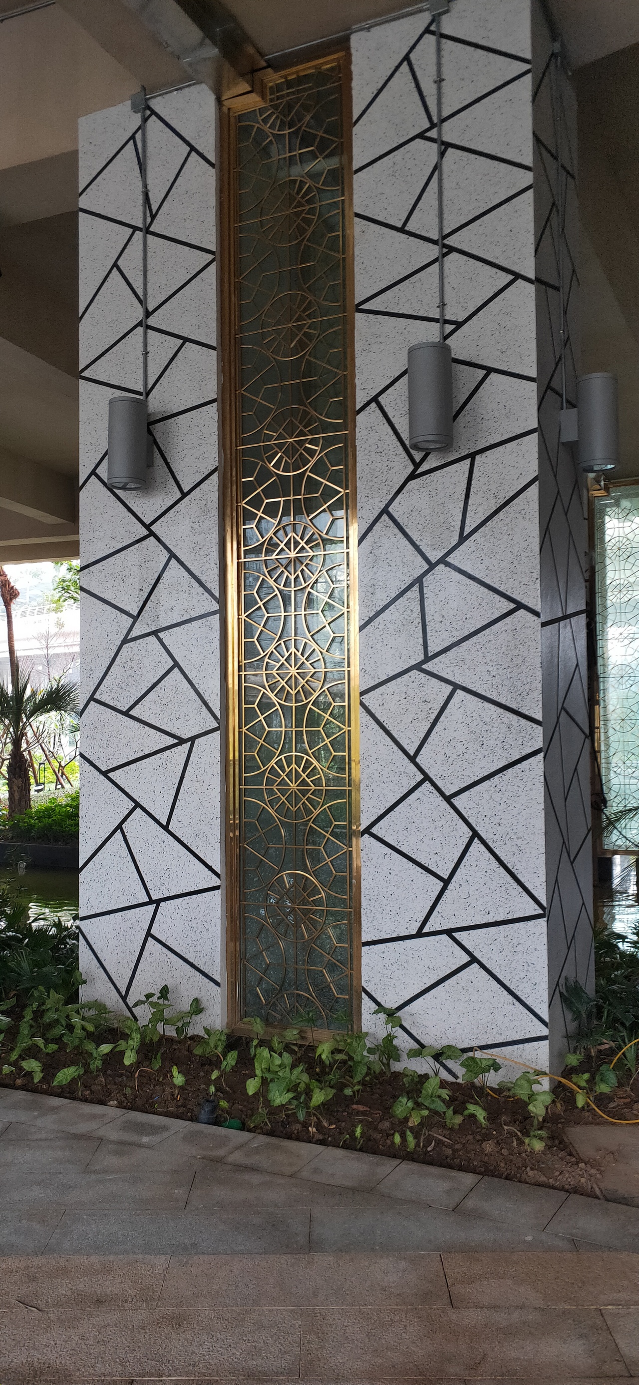 户外园林不锈钢装饰景墙格栅 特色不锈钢雕塑