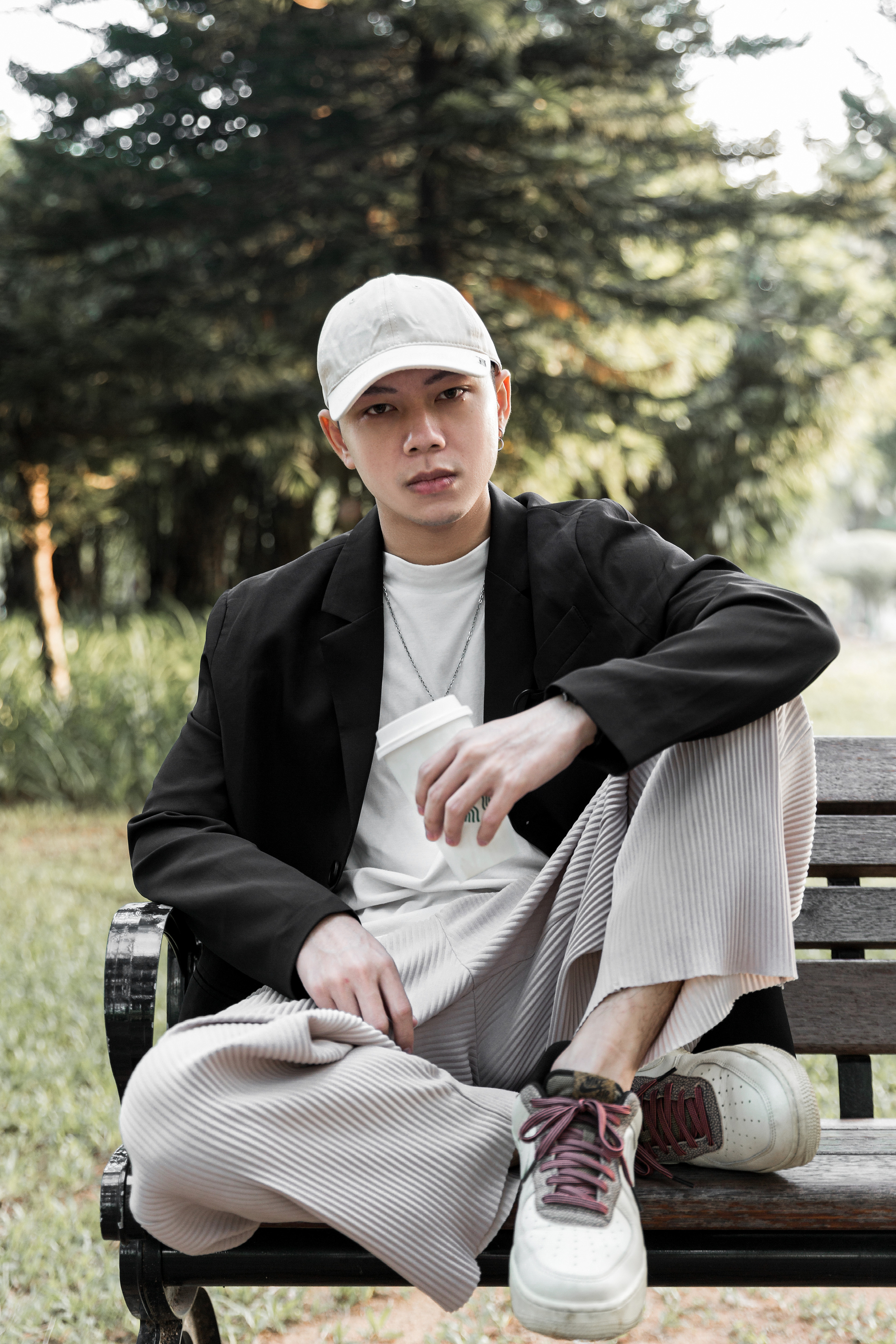 公园长椅人像写真(男生版)|摄影|人像摄影|qucyphoto - 原创作品