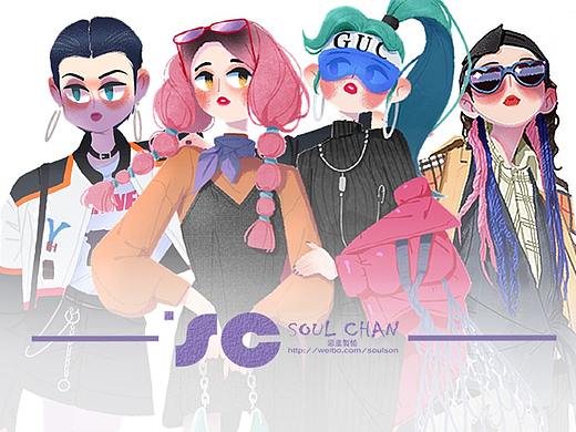 今年画过的时尚小姐姐小哥哥们