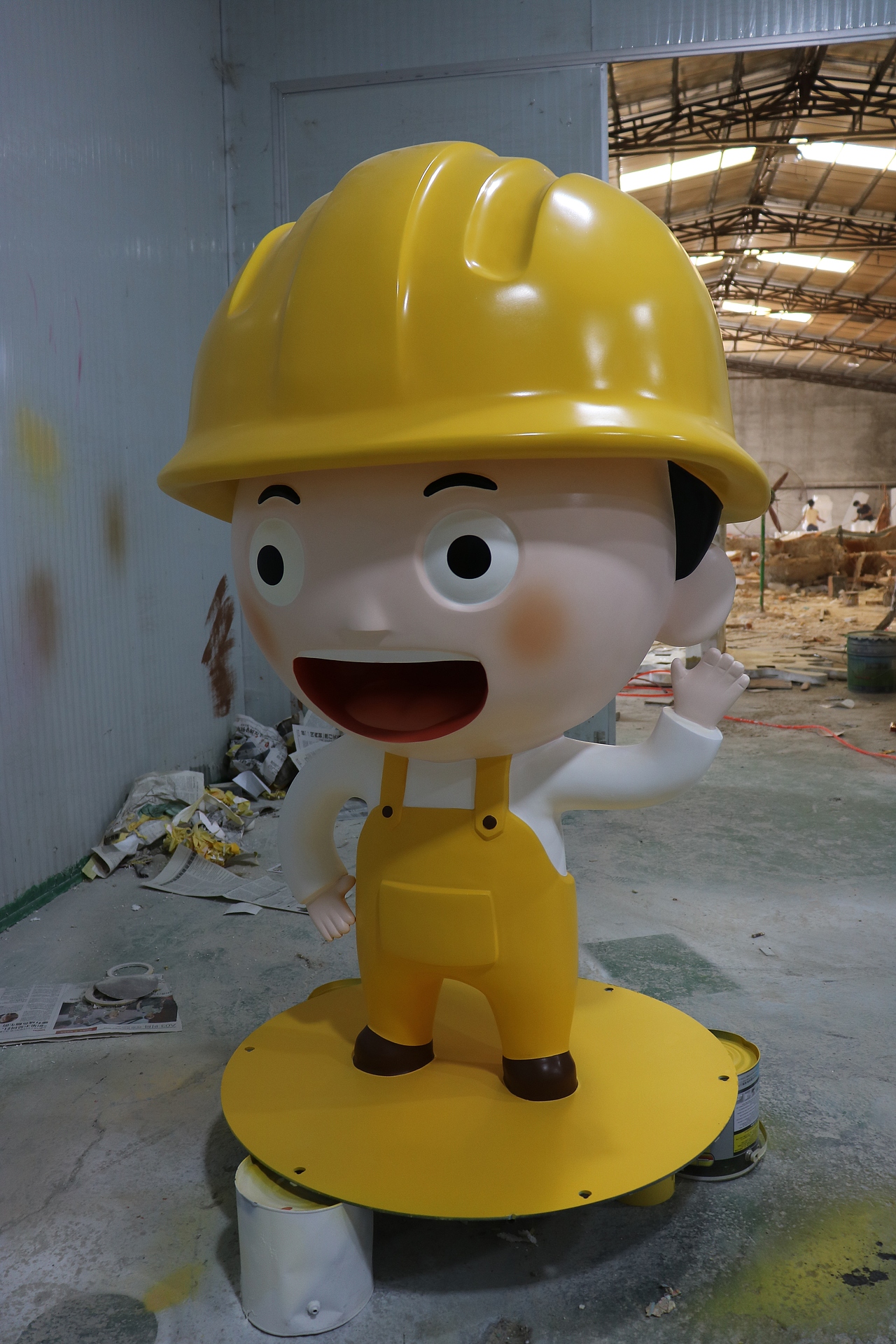 定制玻璃钢工程师人偶卡通雕塑  动漫卡通吉祥物公仔