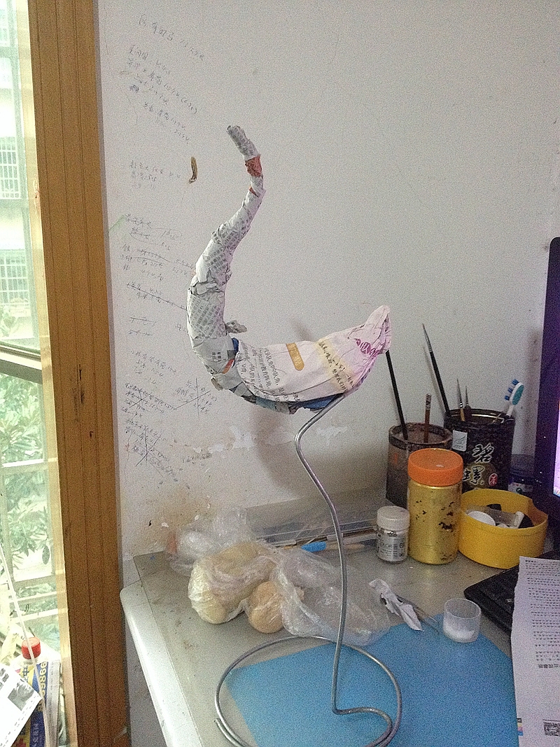 贺加贵面塑软陶(雄鸡)