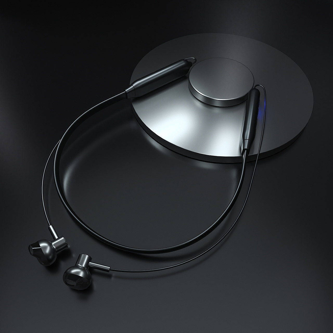 OCtane渲染器渲染,蓝牙运动无线耳机