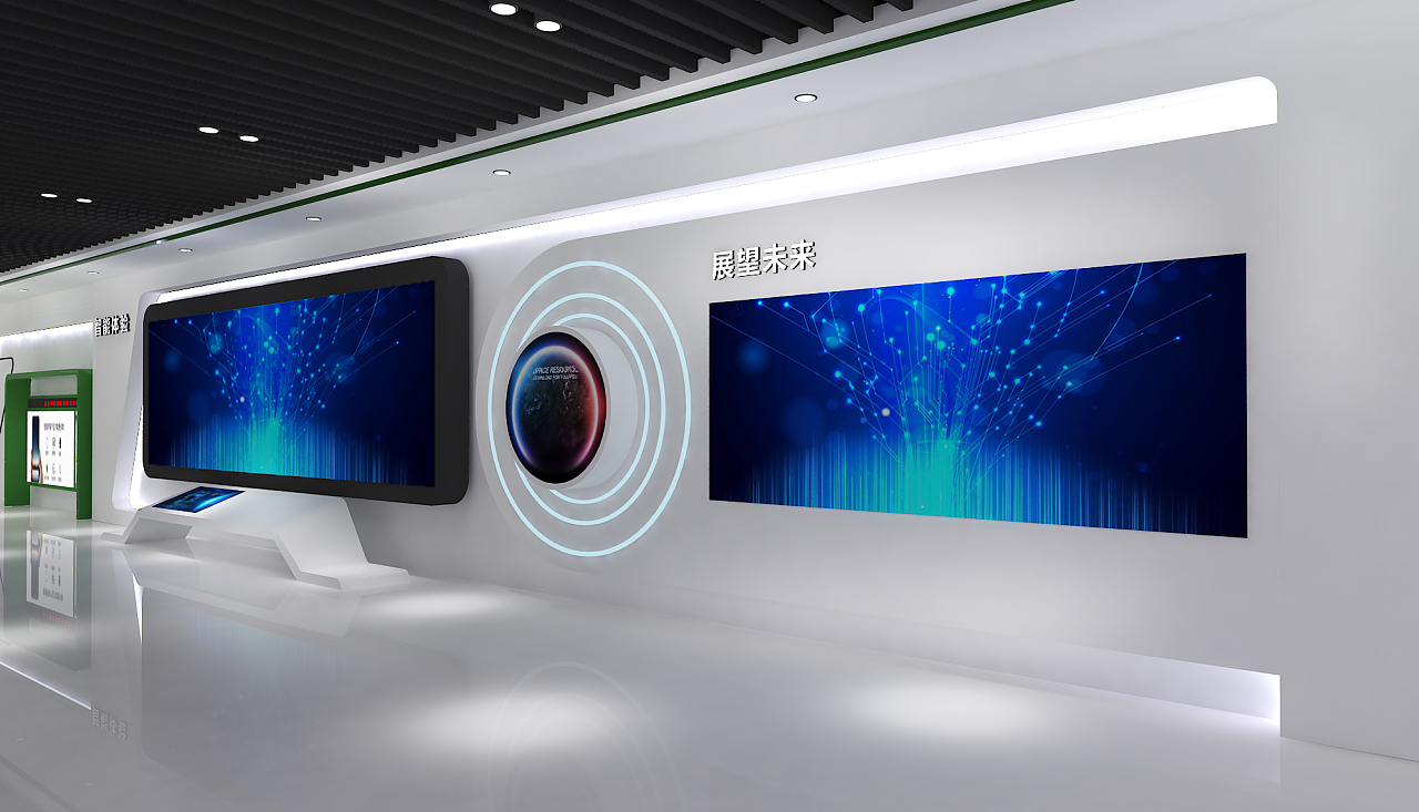 公司展厅（图ZMTI0NDAzMjY0） - 展陈设计 - 站酷设计师三石DESIGN原创素材 - 站酷ZCOOL
