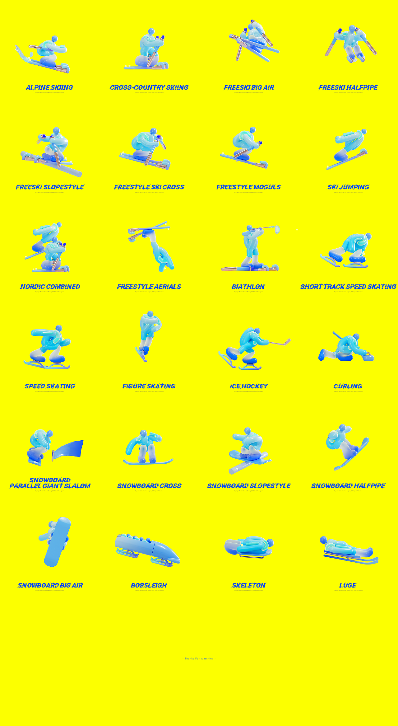 Olympic Winter Games Beijing 2022 Sport Pictogram