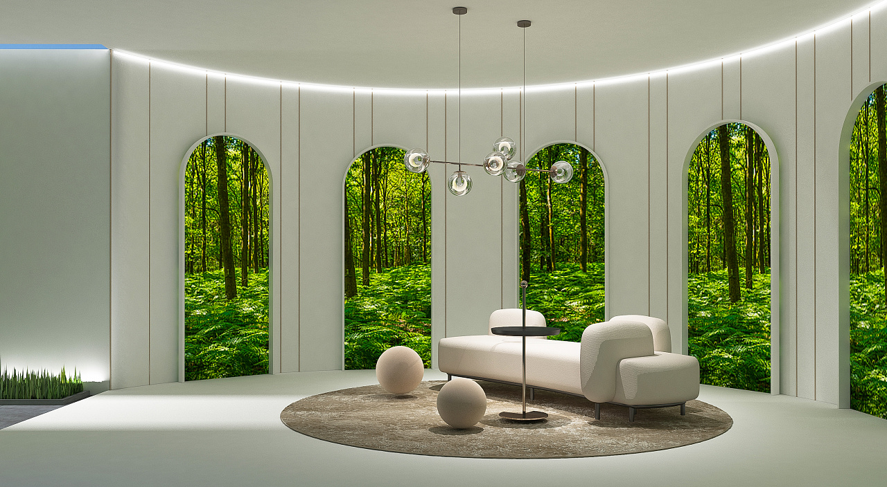 万科 艺术空间 艺术通道|空间|商业空间设计|童顺 - 原创作品 - 站酷