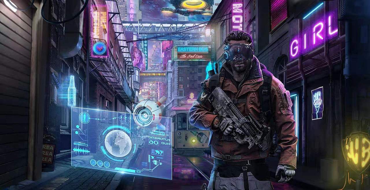 大型合成之赛博朋克