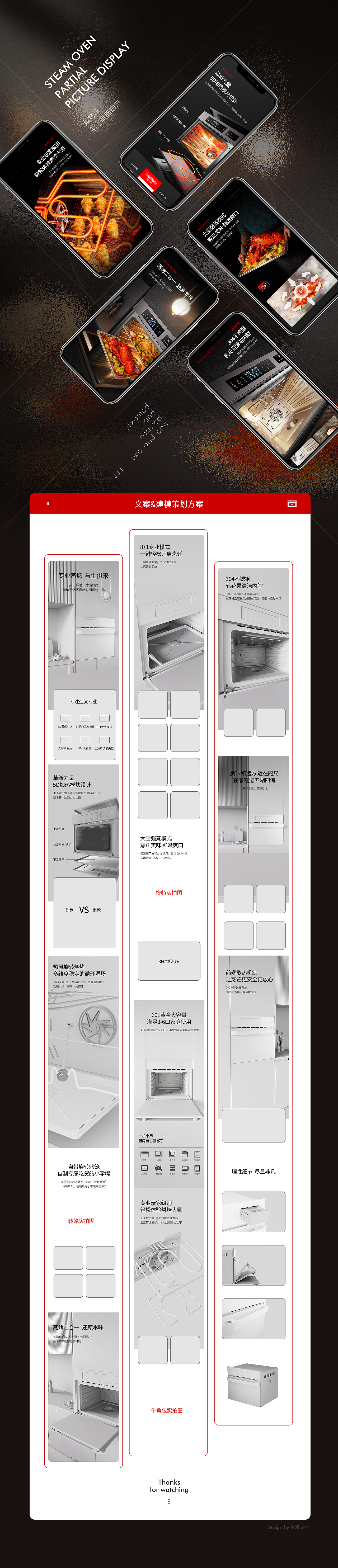 蒸烤箱视频+详情页案例