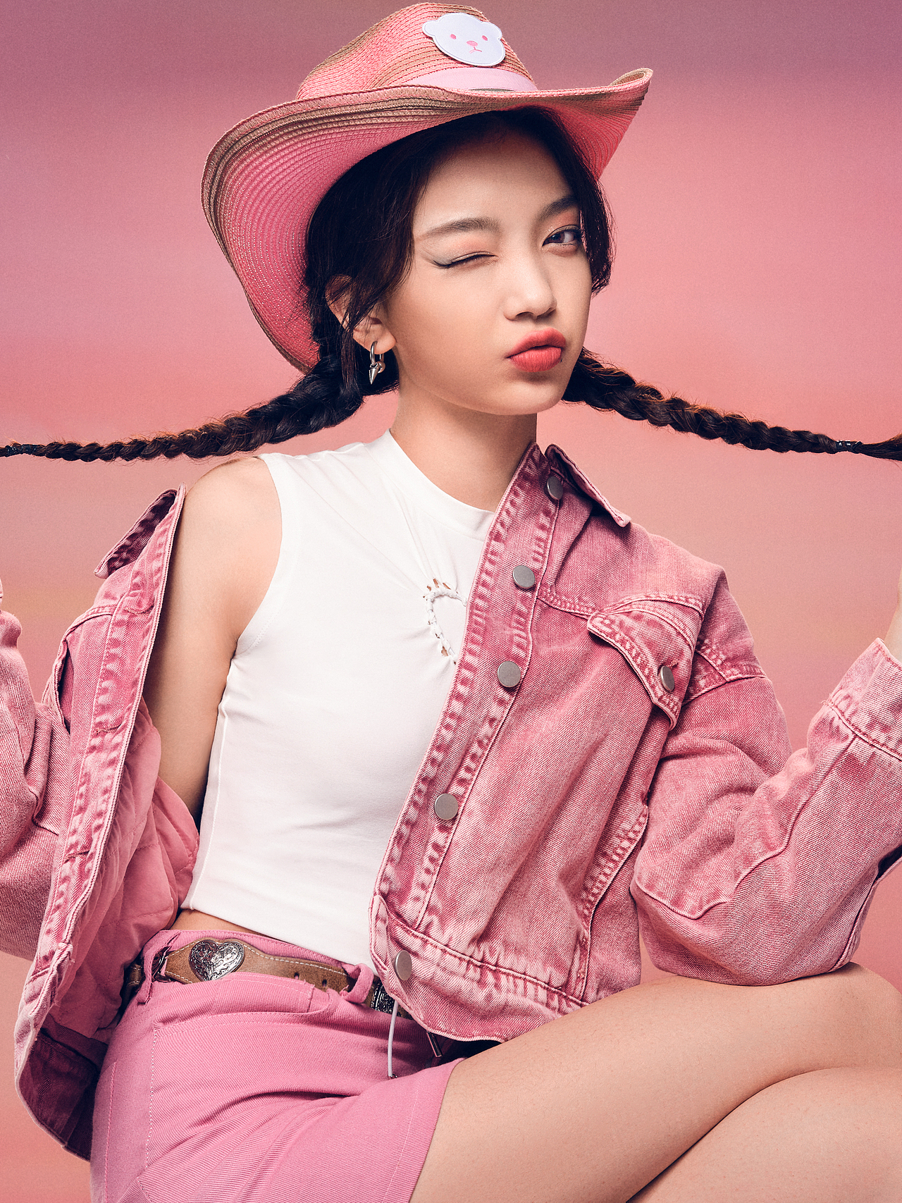PINK BEAR 彩妆（图ZMjgyNjk2MzYw） - 修图/后期 - 站酷设计师邝也可以原创素材 - 站酷ZCOOL