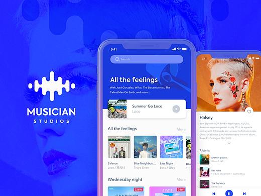 Musician Studio UI