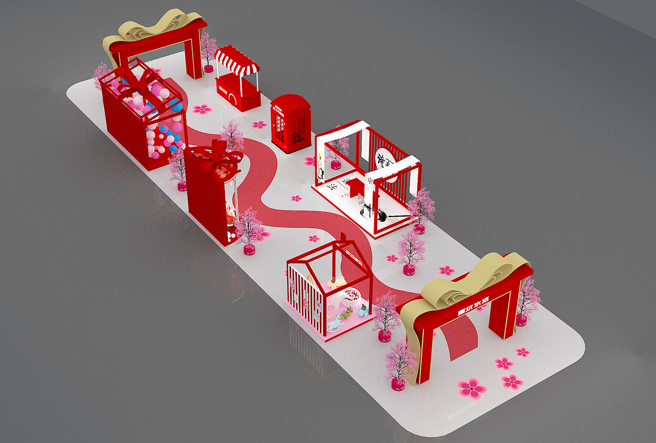 商场开业内场美陈（图ZMTgzNTI4NjI0） - 场景 - 站酷设计师Bray739863139原创素材 - 站酷ZCOOL