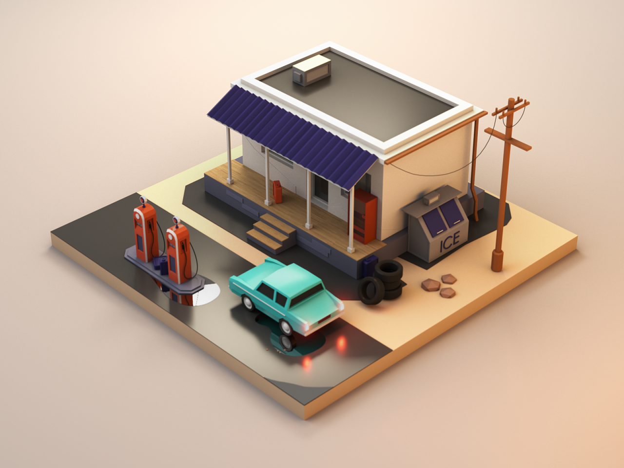 原创c4d建模渲染合集