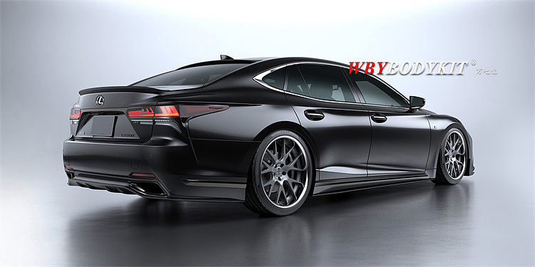 21款雷克萨斯LS改装ARTISAN包围前后唇AR小包围