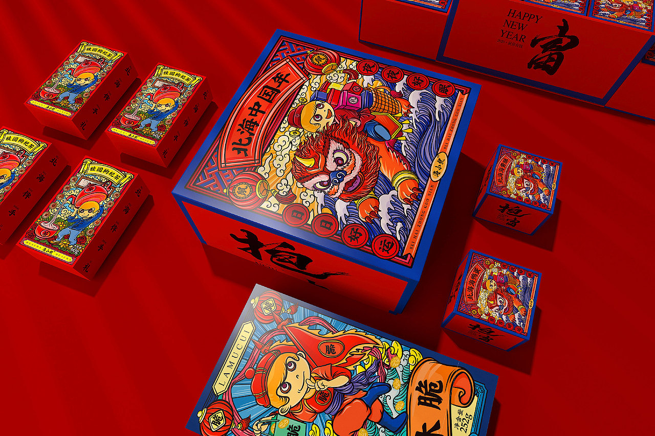 猴子IP国潮包装设计（图ZMTk4MTU5Mzc2） - 品牌 - 站酷设计师末日孤歌原创素材 - 站酷ZCOOL