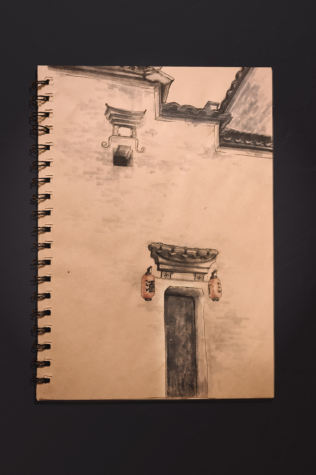 安徽宏村写生 - 原创作品 - 站酷(zcool)