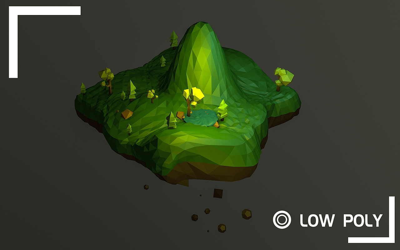 Low poly 低多边形（图ZNjYyODI4OTY=） - 场景 - 站酷设计师牛奶豆浆原创素材 - 站酷ZCOOL