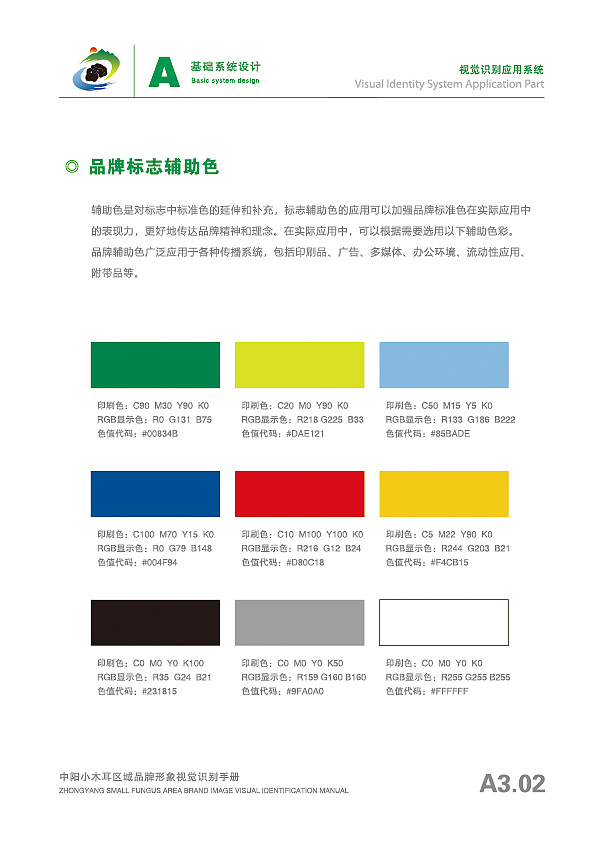 中阳小木耳区域公共品牌logo及vi手册(已注册商用)