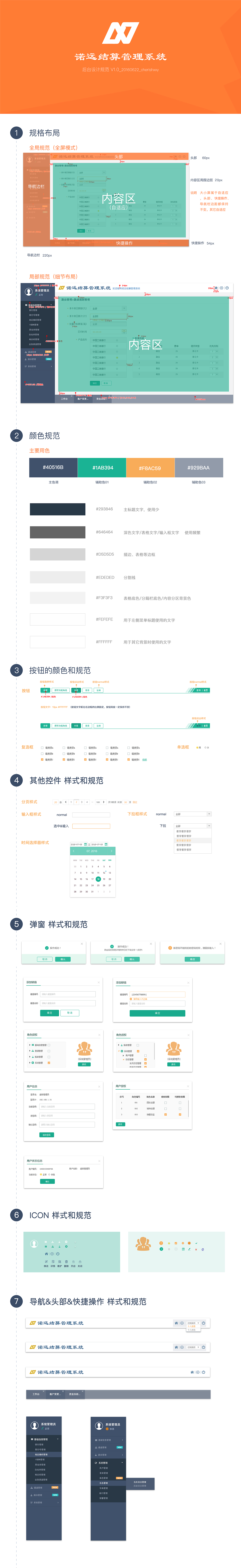结算平台后台管理界面规范（图ZNTE5NzAzMDA=） - 其他网页 - 站酷设计师Cherish313原创素材 - 站酷ZCOOL