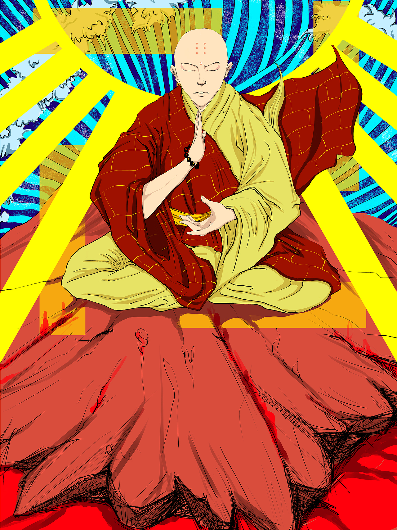 金蝉子|动漫|单幅漫画|张小末_原创作品-站酷(zcool)