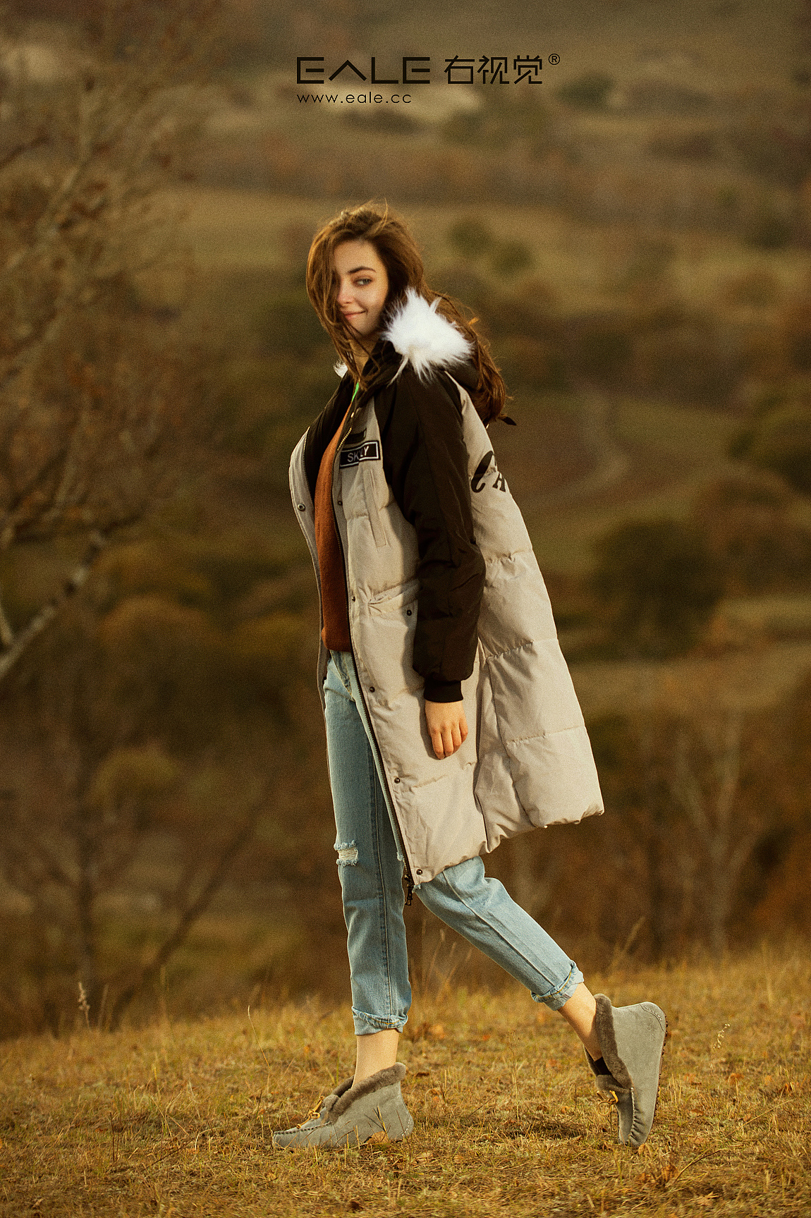 坝上 雪地靴广告大片