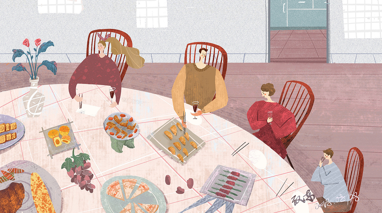 中秋节（图ZMTI2Njg4ODMy） - 商业插画 - 站酷设计师爱谷穗的猫原创素材 - 站酷ZCOOL