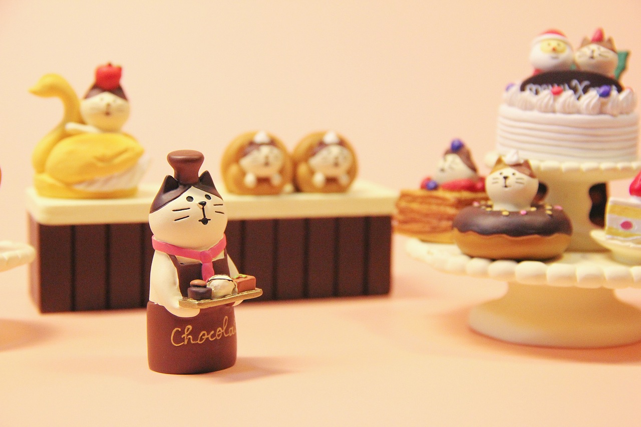 日式猫猫蛋糕店微摄影