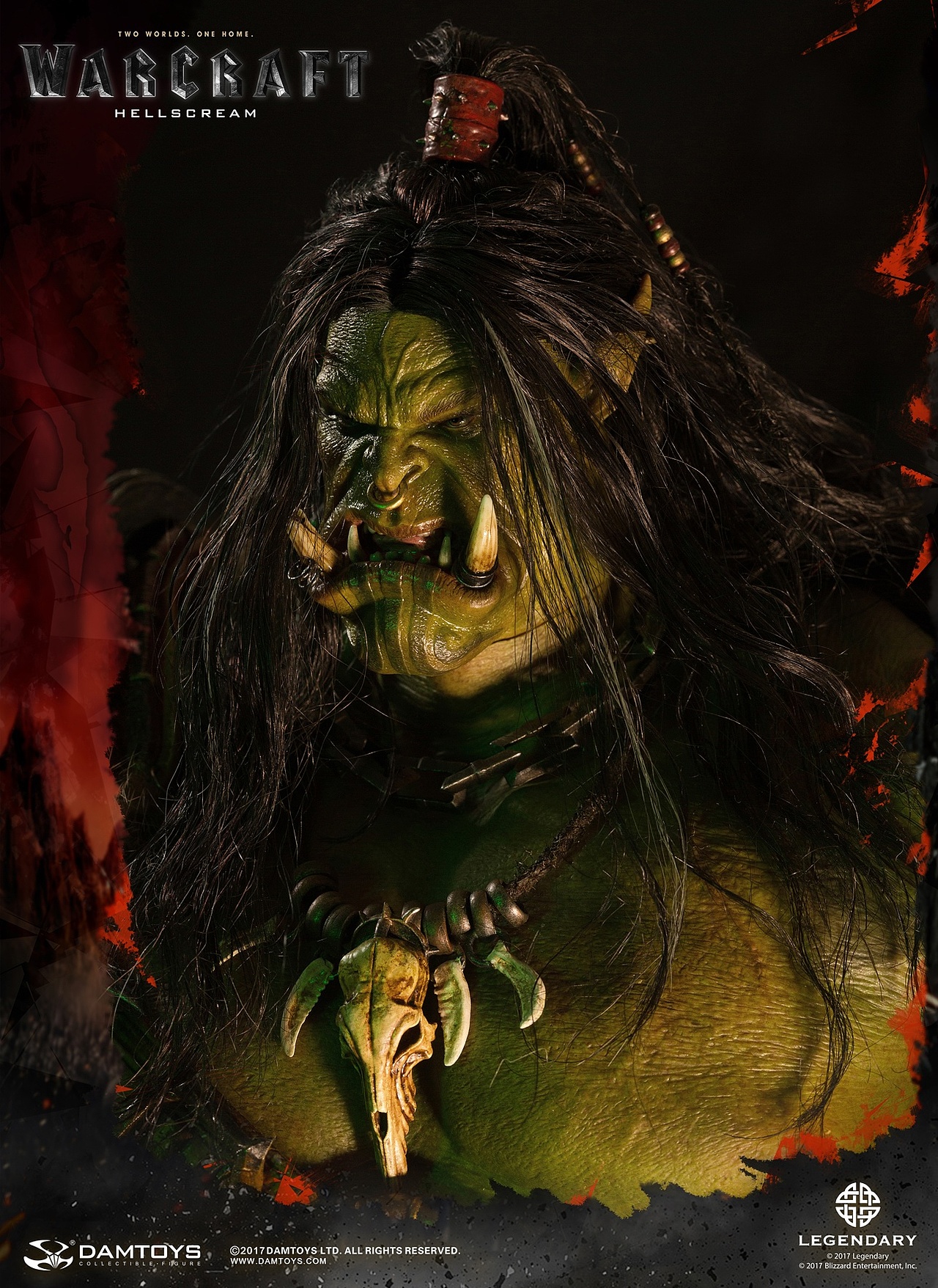 魔兽地狱咆哮gromhellscream30寸精致雕像