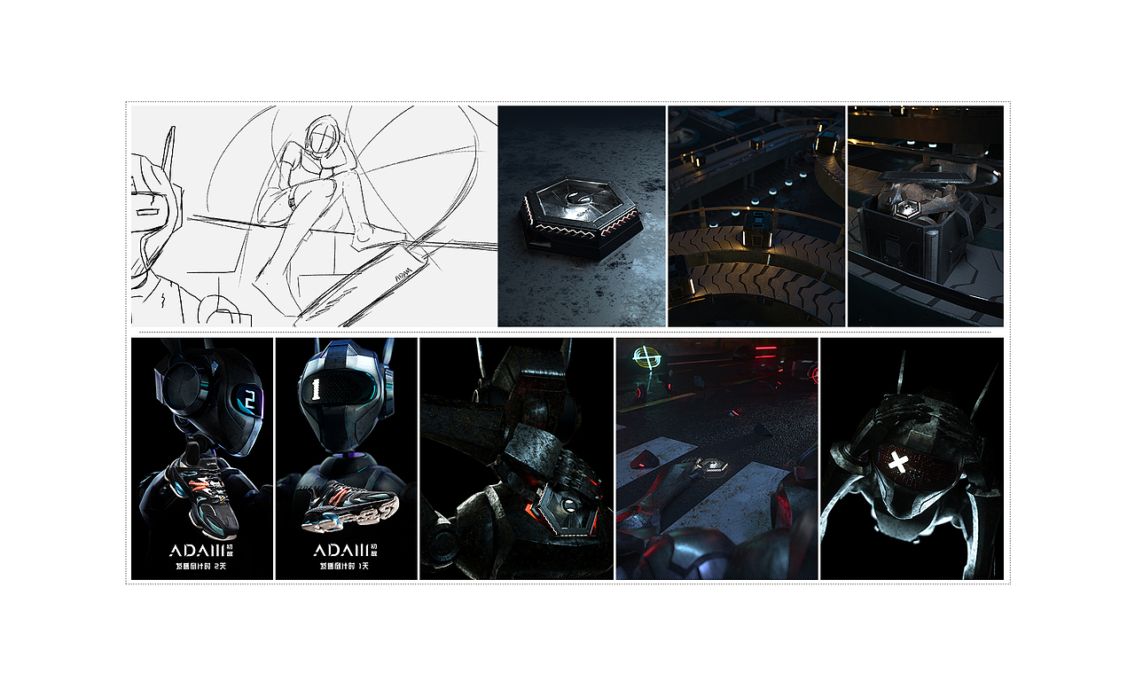 相对自由即是秩序 个体想要的是绝对自由、社会可以给到的是相对自由 ,每个 “独立灵魂 ”需要去表达自己 这是 “溯流而上 ”的精神内核
ADAM是CYBOO系列第一位角色是一个人造机械人<br>未来世界的秩序