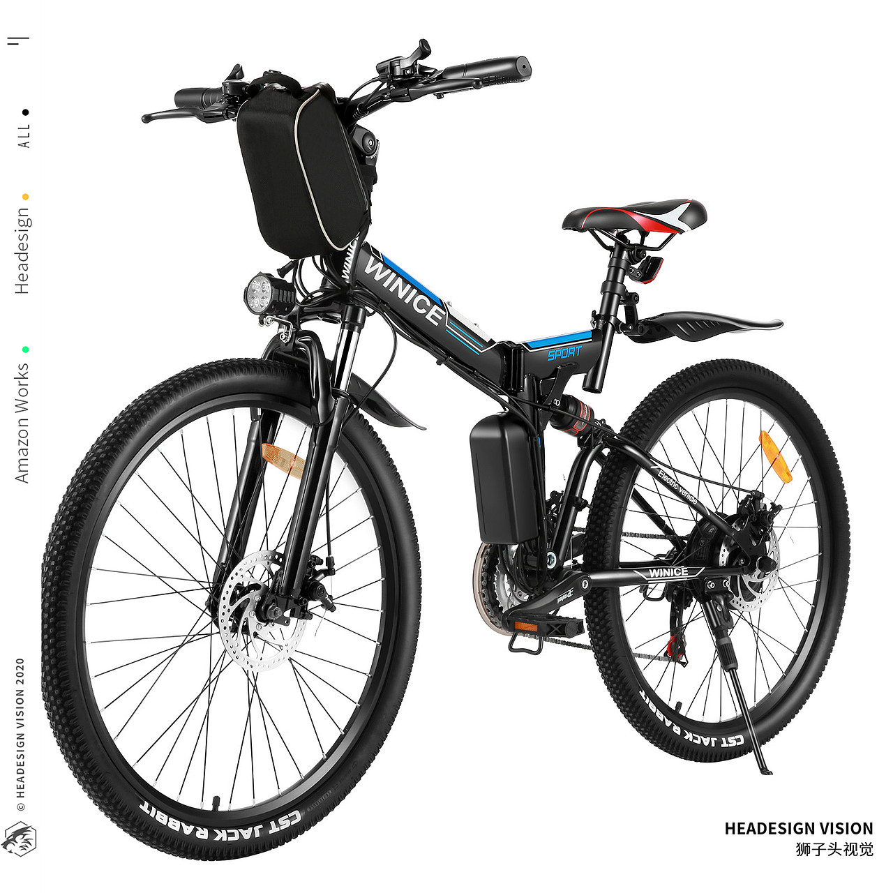 自行车产品拍摄_主图设计_A+页面设计-狮子头视觉
