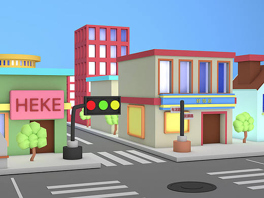 C4D作品（个人主页-ZMjgwNTY3Mjg=） - 场景 - 站酷设计师番茄gan原创素材 - 站酷ZCOOL