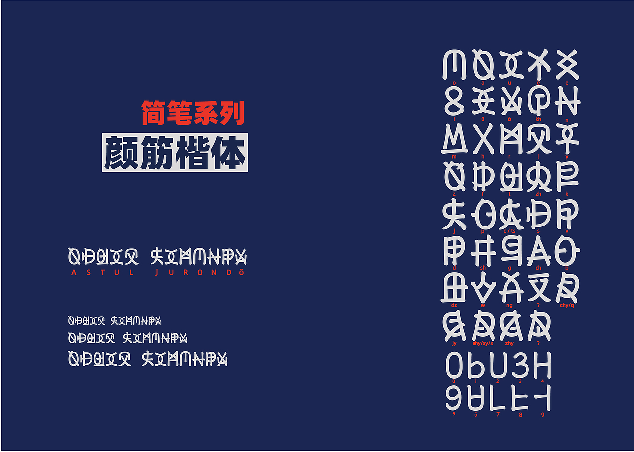 astuljurondo居容台拓扑学字母体系