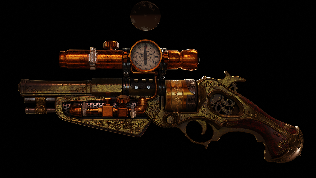 蒸汽朋克风格武器