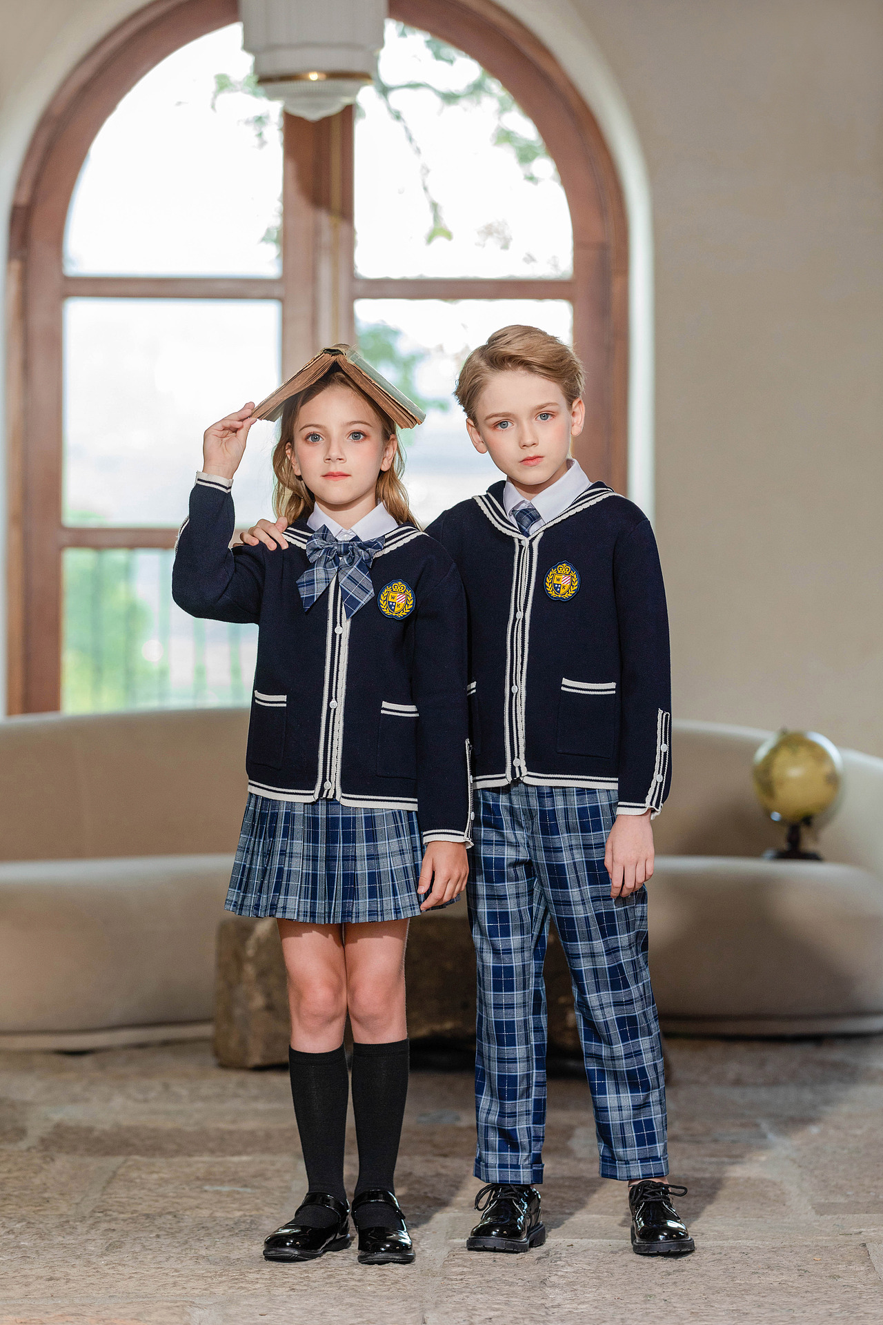 《minibear》童装校服拍摄-英伦系列（图ZMjc0NTUxMTU2） - 人像摄影 - 站酷设计师丶心五口原创素材 - 站酷ZCOOL