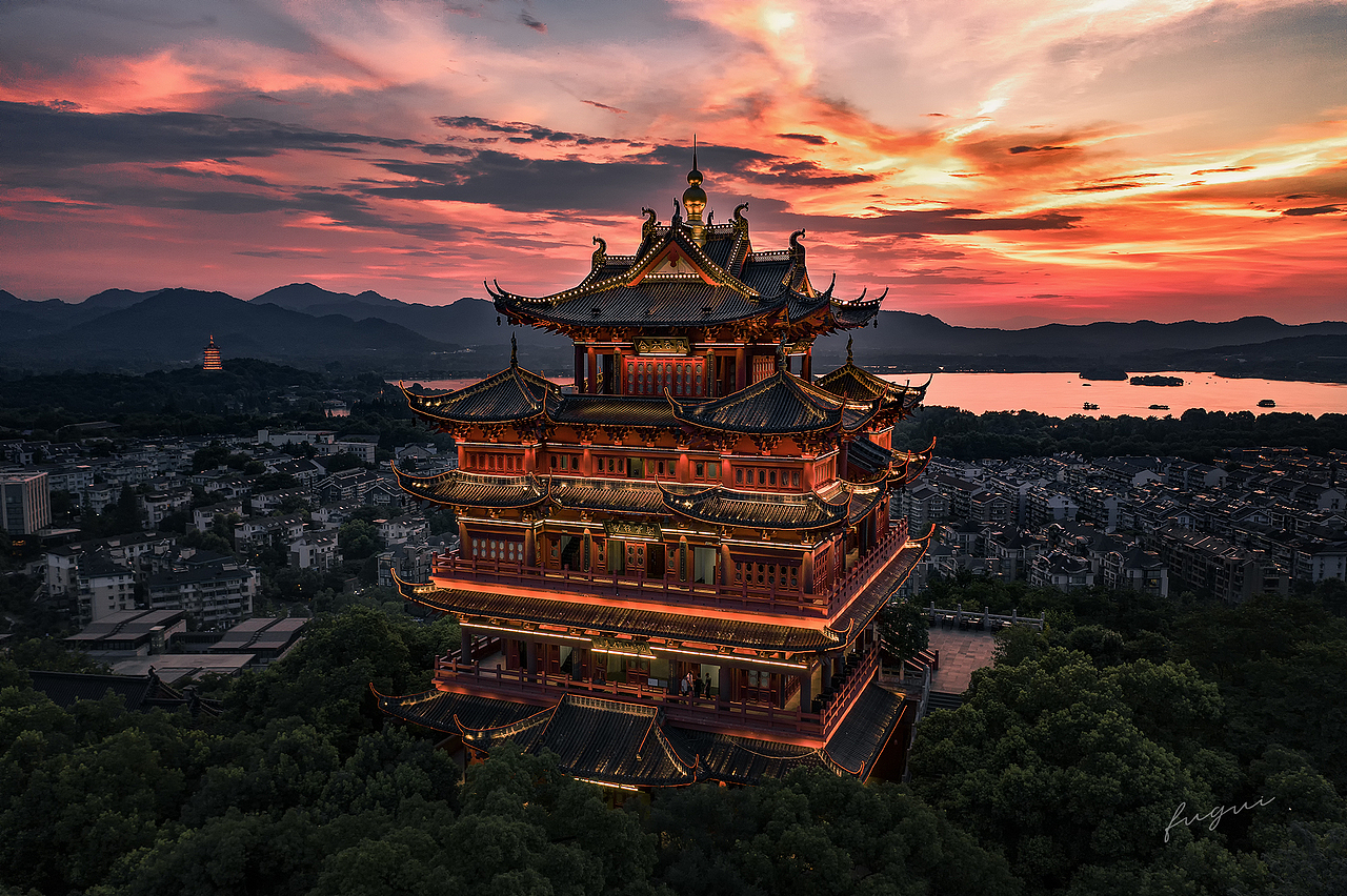 FUGUI VISION STUDIO|杭州的塔殿 城市风光摄影