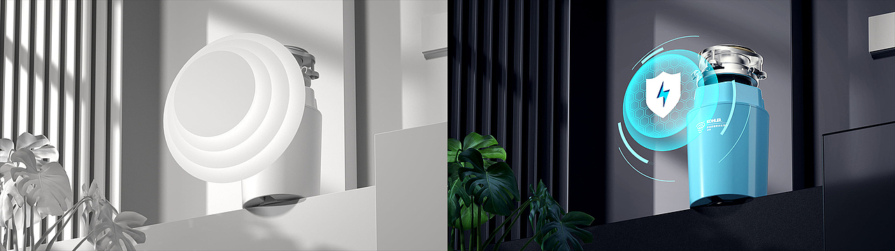 【JF设计】科勒KOHLER厨余处理器短视频（图ZMjY3NTc1MTgw） - 产品 - 站酷设计师王敬夫JF原创素材 - 站酷ZCOOL