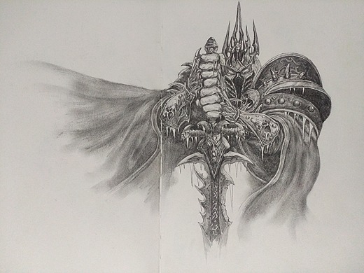 前恶魔猎手·伊利丹插画-游戏原画137014年前添加表情还没有收到留言