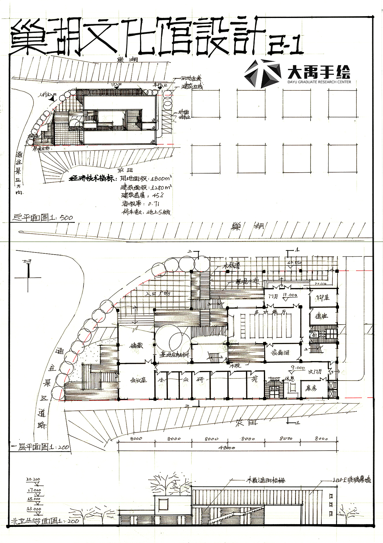 大禹手绘建筑快题作品欣赏（图ZMjE0MTgxNDI0） - 建筑设计 - 站酷设计师大禹手绘原创素材 - 站酷ZCOOL