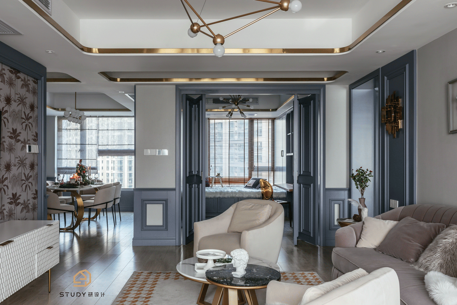 承德装修公司承德盘古装饰美式风格效果图