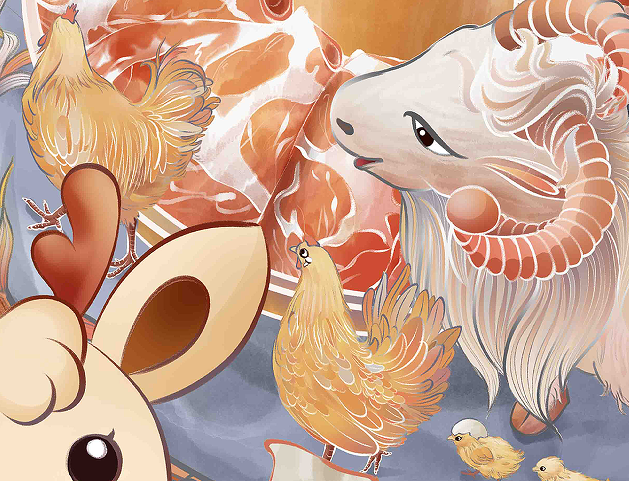 中南置地｜二十四节气（冬季）（图ZMjg1OTIzNjk2） - 商业插画 - 站酷设计师插画师远妄原创素材 - 站酷ZCOOL