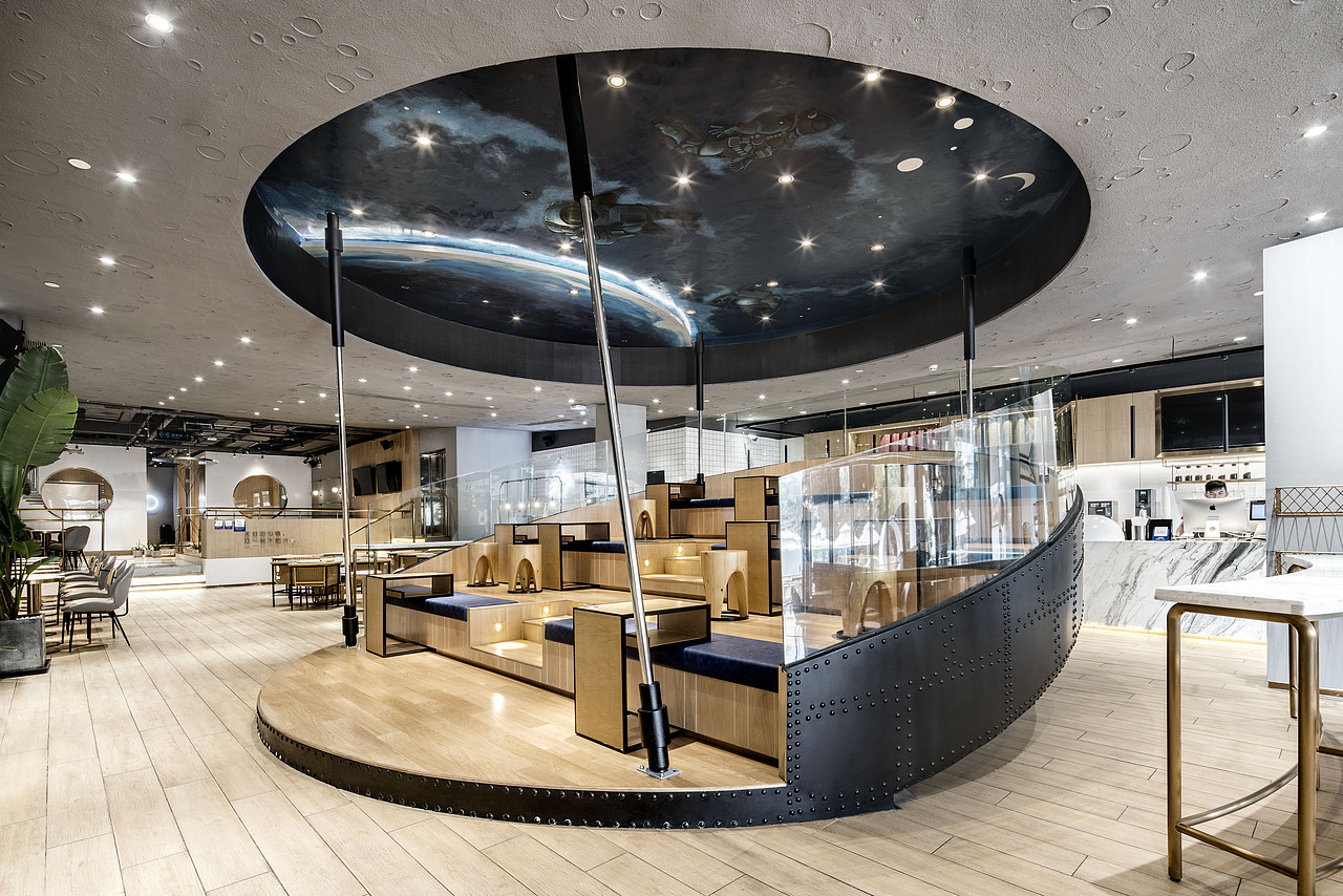 餐厅设计—BOOMO不陌深圳车公庙店（图ZMTMxMzEzOTk2） - 家装设计 - 站酷设计师华空间设计原创素材 - 站酷ZCOOL
