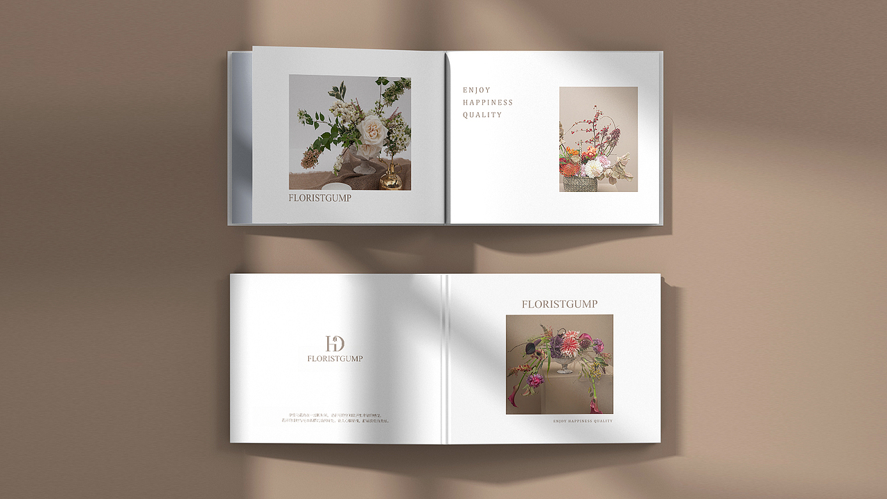 FLORISTGUMP 花艺品牌logo设计