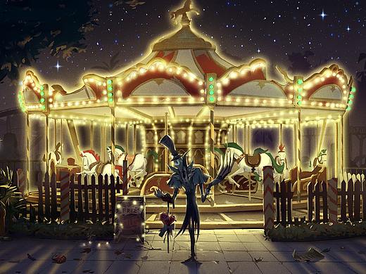 《第五人格》深圳欢乐谷线下活动图两张