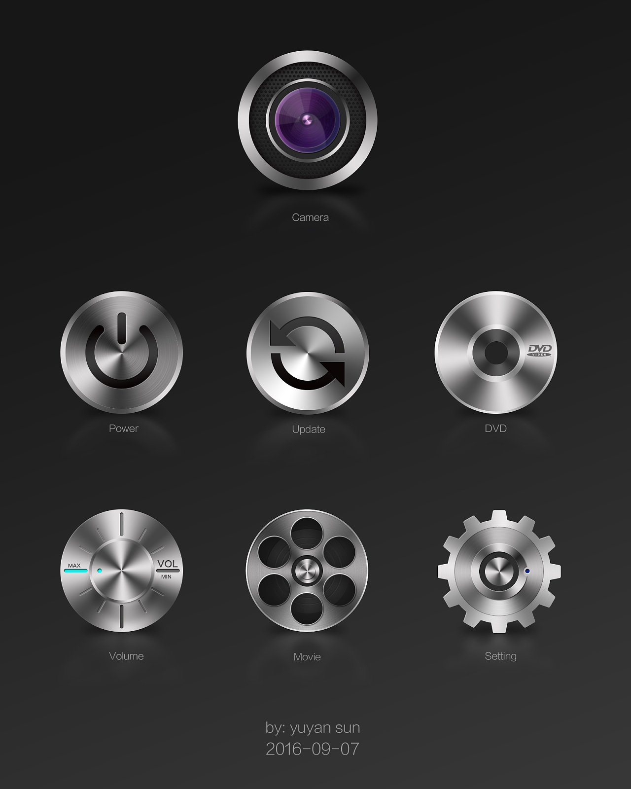 icon图标6种风格作品汇总