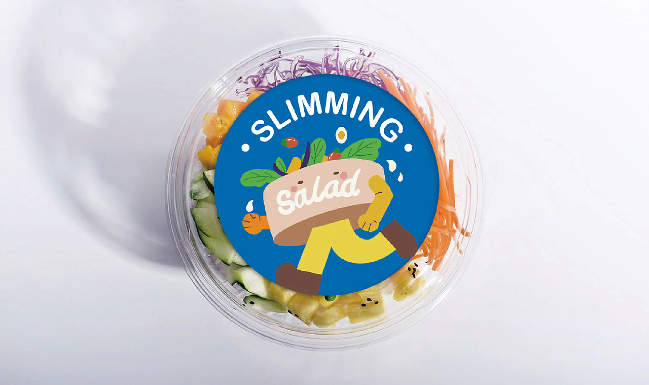 卡通风格 | 轻食&饭团品牌（图ZMjM0NDc4Mzky） - 品牌 - 站酷设计师正在计划原创素材 - 站酷ZCOOL