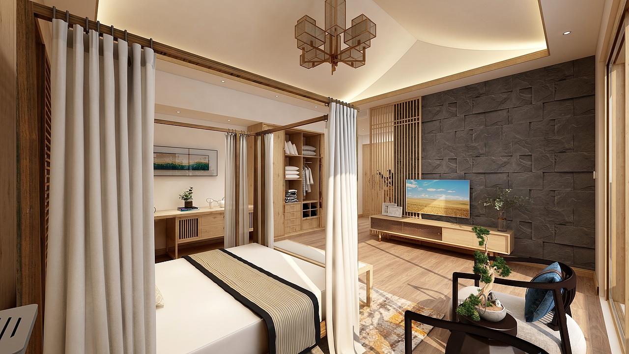 藤景苑名宿（图ZMjY2NzMzODA0） - 家装设计 - 站酷设计师样斌兵原创素材 - 站酷ZCOOL