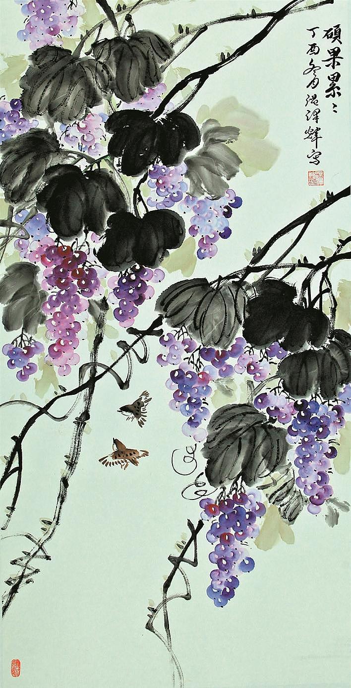 温泽辉国画作品