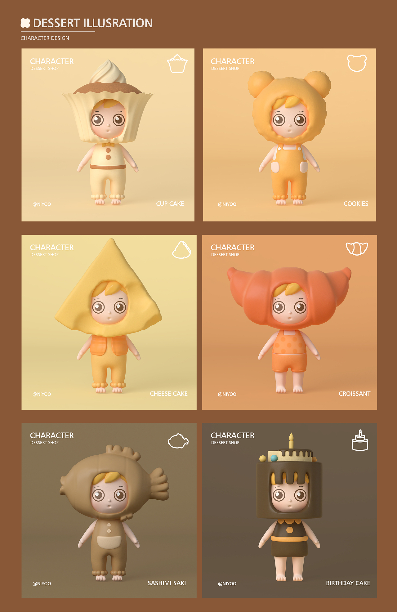 IP 形象创作 | NIYOO（图ZMjQ0Mzc4NTEy） - IP形象 - 站酷设计师JJJSPEY原创素材 - 站酷ZCOOL
