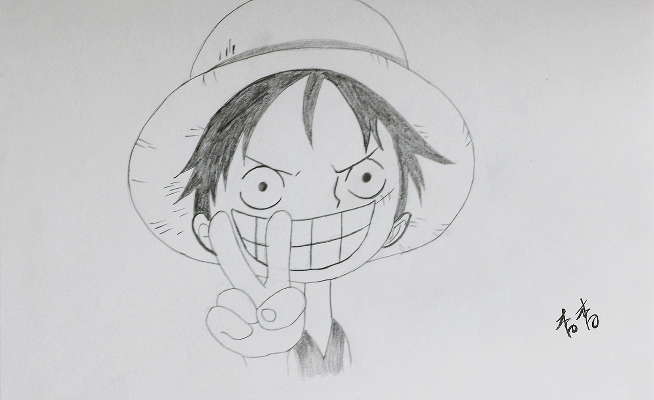 学生时期画的动漫人物